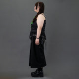 [Plus size] CHAIN WIDE PANTS