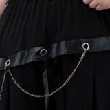 [Plus size] CHAIN WIDE PANTS