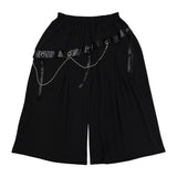 [Plus size] CHAIN WIDE PANTS