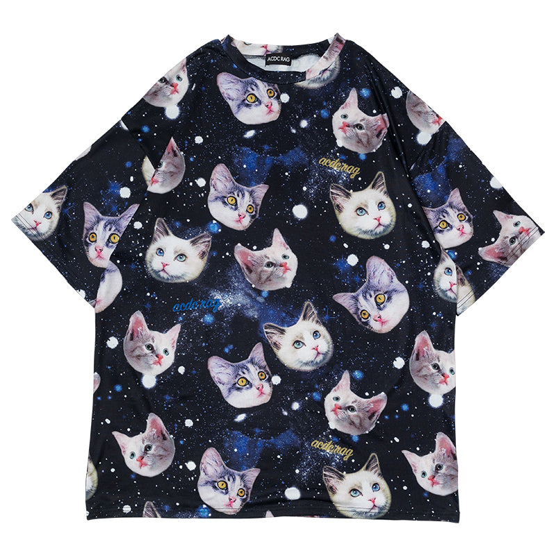 ACDC RAG なめ猫コラボ ビッグTシャツ ド派手 - メルカリ