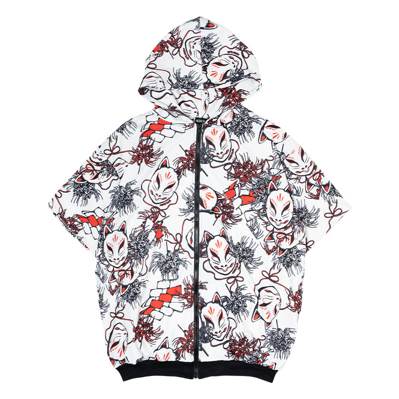 I read an image to a gallery viewer, P Higanbana ZIP Hoodie