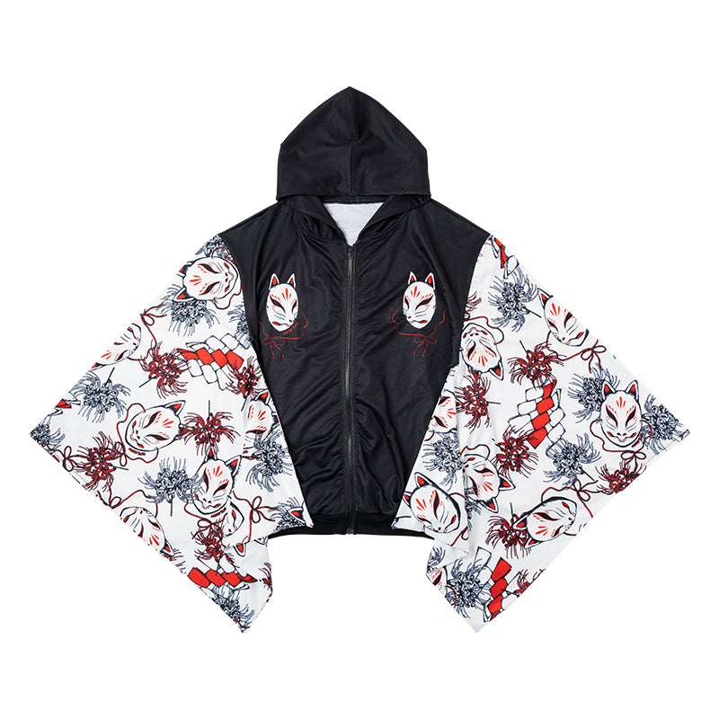 Demon fox extended hoodie on sale jacket