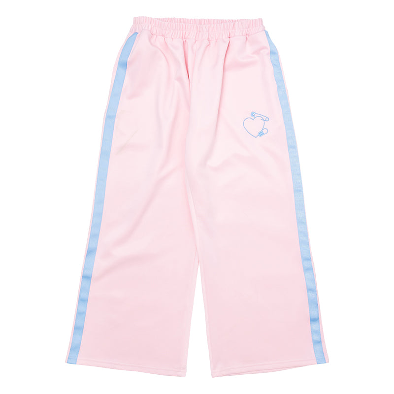 Safe Jersey Pants Pastel Pink/ Pastel Blue Plus Size