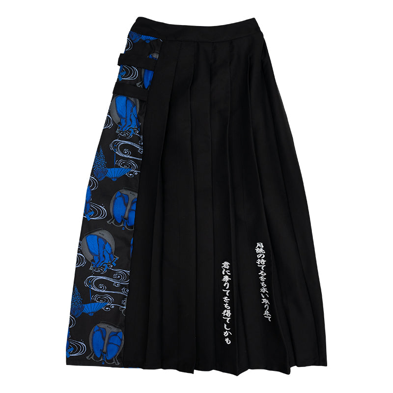 【関税込】DVF ★柔らかくて贅沢な着心地★ Whitley スカート をち水 ロングスカート NAVY – ACDC RAG
