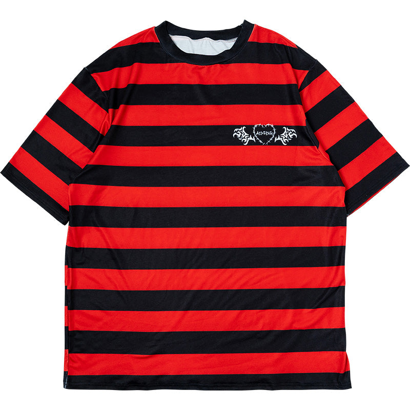 Tシャツ・カットソー RONRON HEART POCKET OVER FIT SHORT SLEEVE T SHIRT BLACK RR25 Rib t-shirt - Black Jet – KnowledgeCotton Apparel Europe