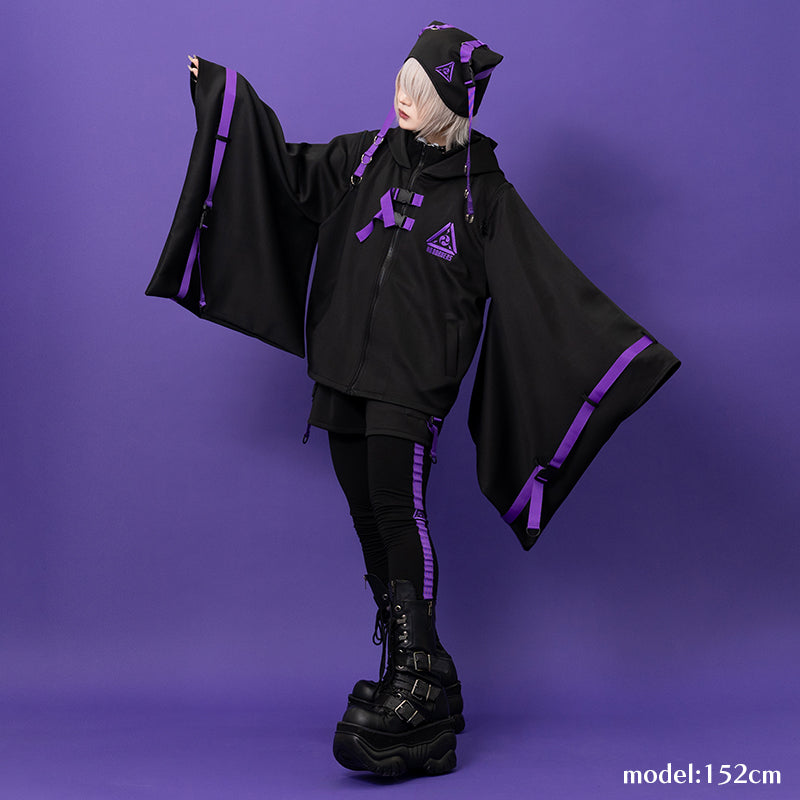 UZURAI KIMONO JACKET PURPLE