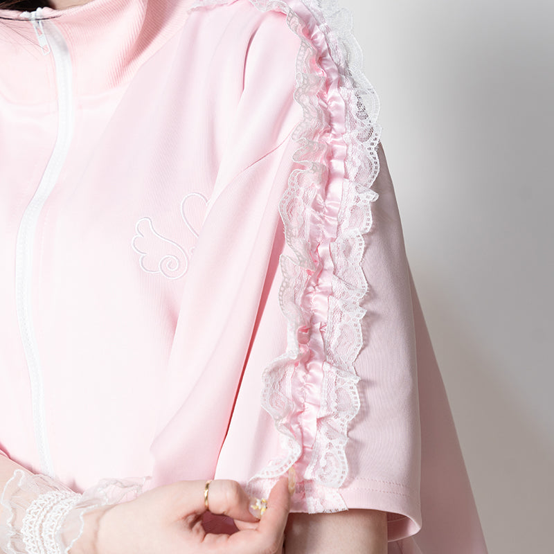 I read an image to a gallery viewer, [Short Sleeve] Magical Jersey Jacket PI