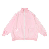 GAME OVER JERSEY JACKET PINK