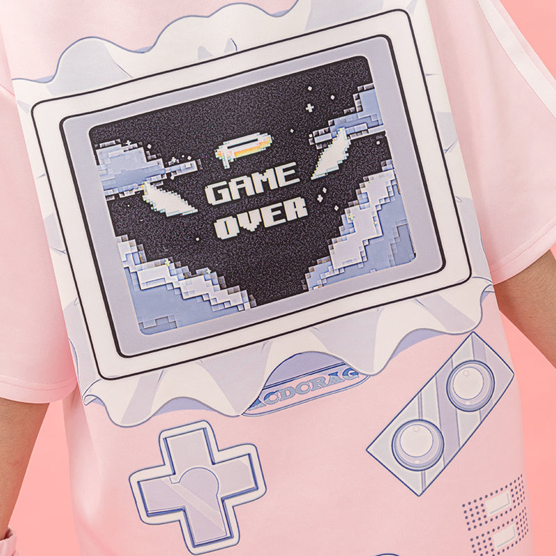 GAME OVER T-SHIRT PINK