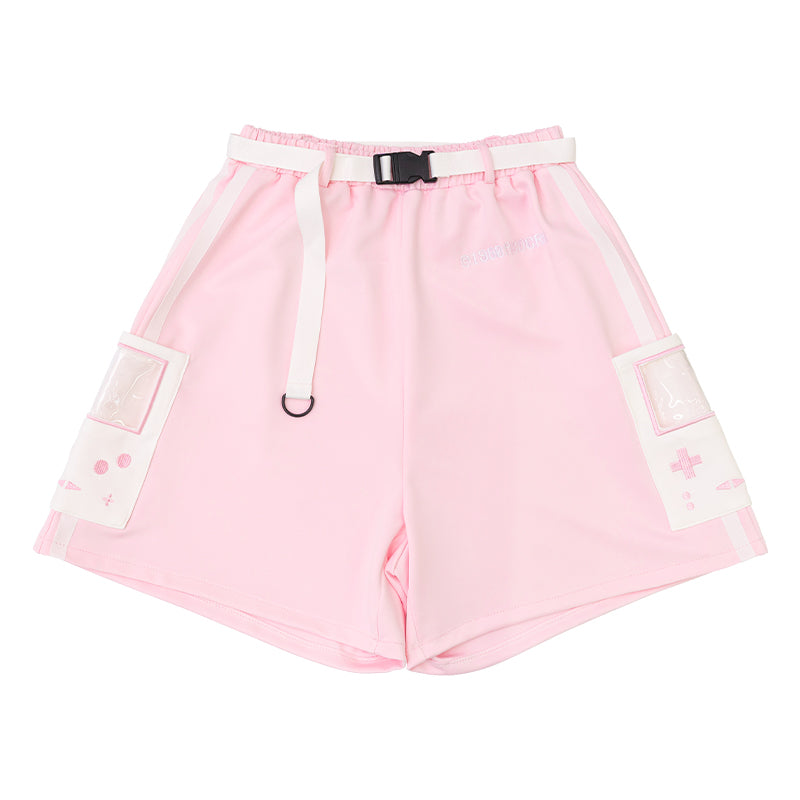 GAME OVER HALF PANTS PINK