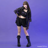 ERROR CODE JACKET PURPLE SHORT SLEEVES