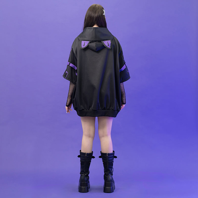 ERROR CODE JACKET PURPLE SHORT SLEEVES