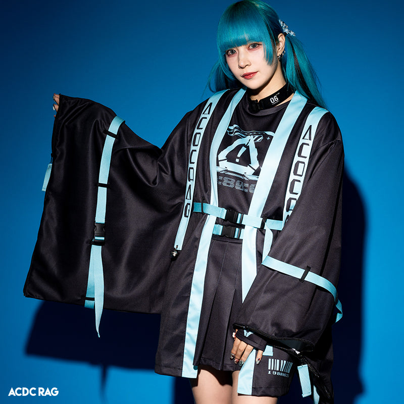 ERROR CODE KIMONO JACKET BLUE