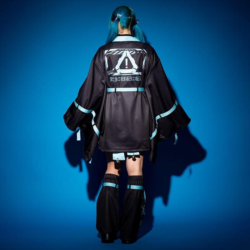 ERROR CODE KIMONO JACKET BLUE