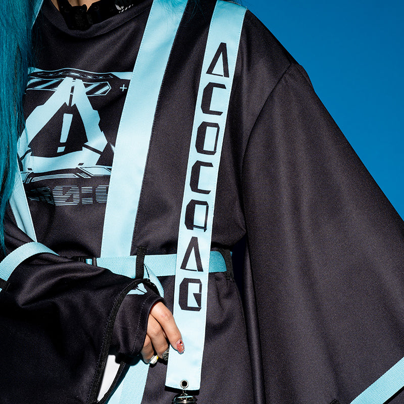 ERROR CODE KIMONO JACKET BLUE