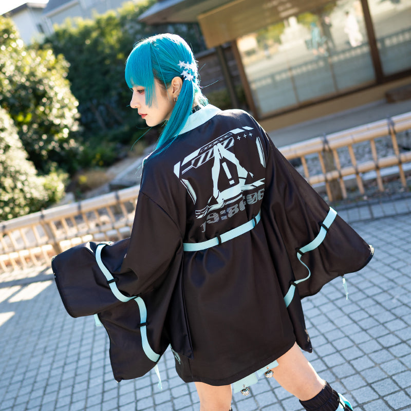 ERROR CODE KIMONO JACKET BLUE