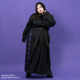 LOVE PUNK LONG SKIRT PLUS SIZE PURPLE