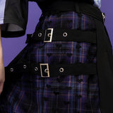 LOVE PUNK LONG SKIRT PURPLE