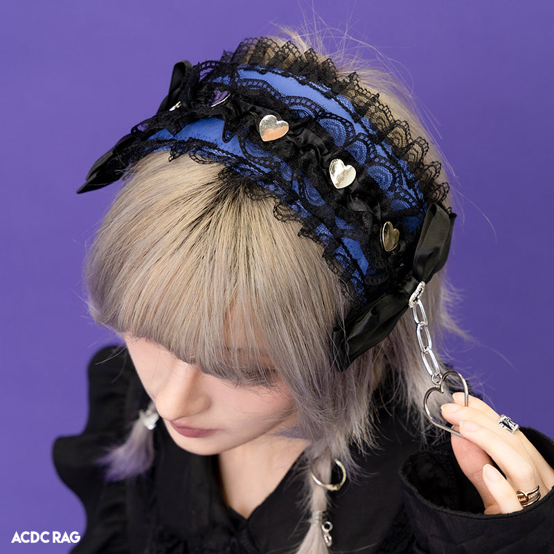 LOVE PUNK HEADDRESS PURPLE