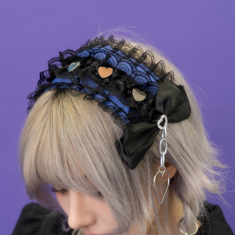 LOVE PUNK HEADDRESS PURPLE