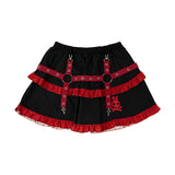 PUNKY BUNNY SKIRT RED