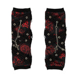 PUNKY BUNNY ARM COVERS RED