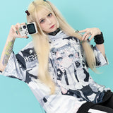 GAME GIRL Hoodie Short Sleeves