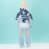 GAME GIRL Hoodie Short Sleeves