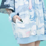 GAME GIRL Hoodie Short Sleeves