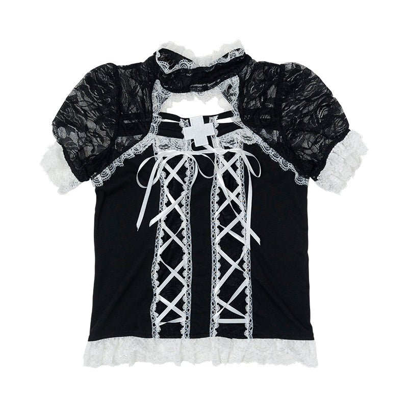 Healing ♡ Heart Lace T-Shirt