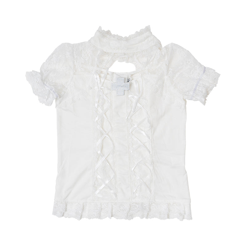 Healing ♡ Heart Lace T-Shirt