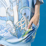 [半袖]クラゲサイバー パーカー