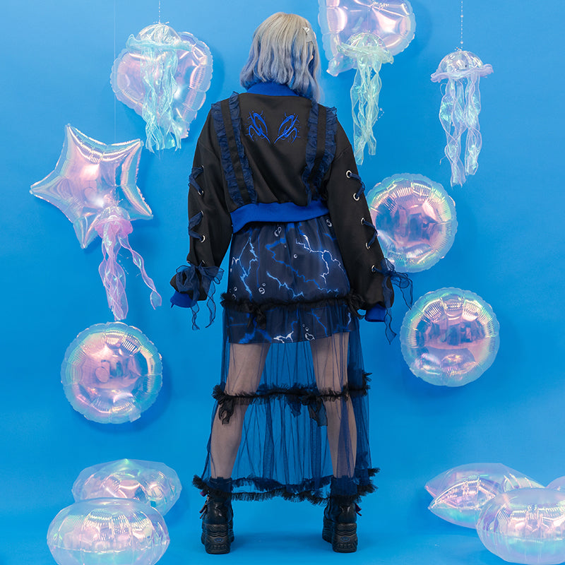 Cyber Octopus Cropped Jacket