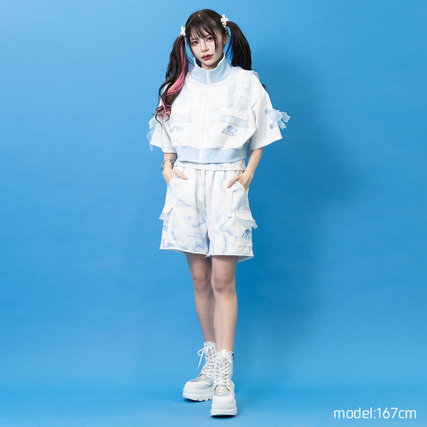 CYBER JELLYFISH CROPPED JACKET Short Sleeves
