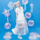 Cyber Jellyfish Tulle Skirt