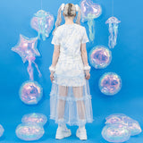 Cyber Jellyfish Tulle Skirt