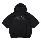 DEVIL PUNK HOODIE with Short Sleeves