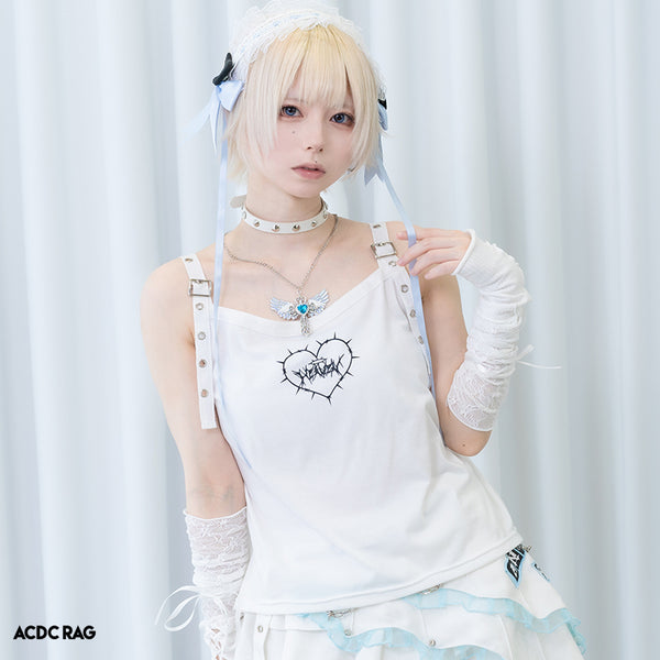 ペ*ン様 h.NAOTO FRILL 天使系　キャミソール ANGEL PUNK キャミソール – ACDC RAG