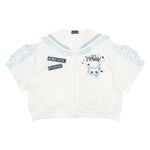WHITE/PASTEL BLUE