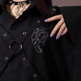 Garakuta Harness Shirt with Kimono Sleeves