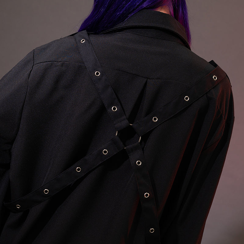 Garakuta Harness Shirt with Kimono Sleeves