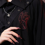 Garakuta Harness Shirt with Kimono Sleeves