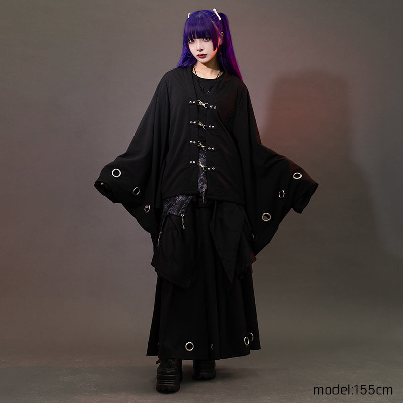 Garakuta Jacket with Kimono Sleeves