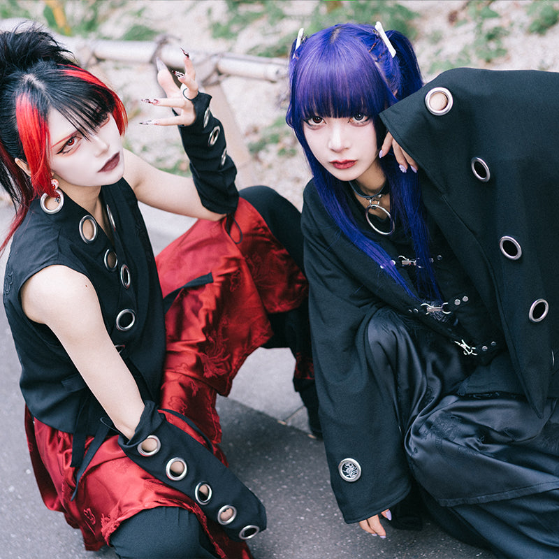 Garakuta Vest with Kimono Sleeves