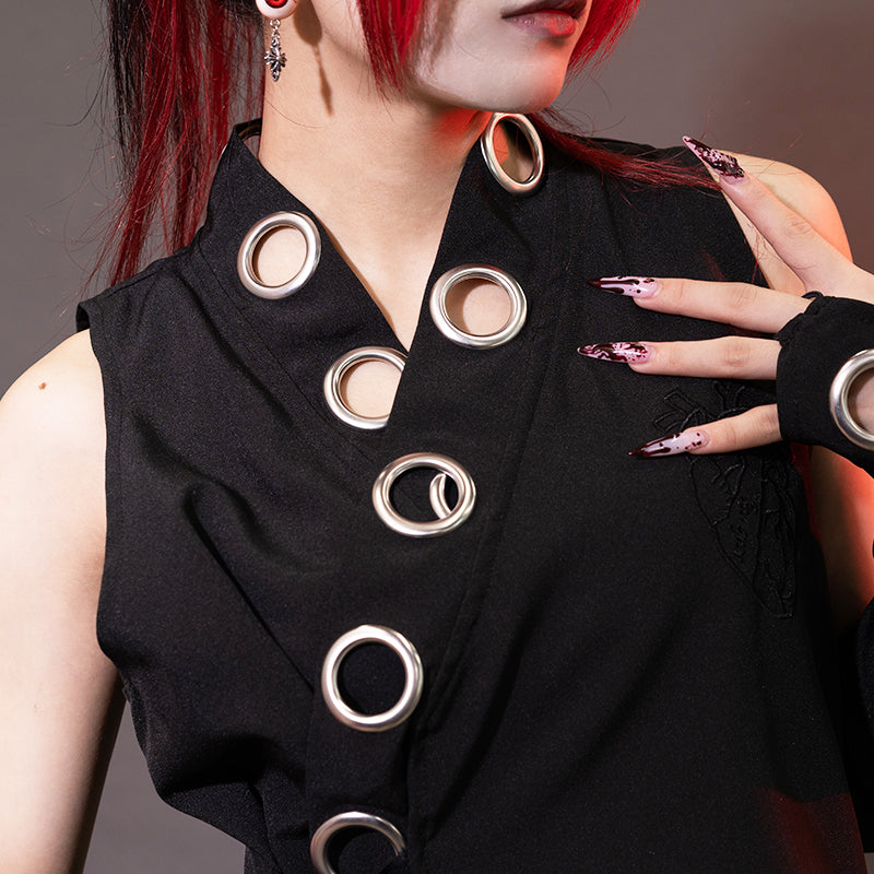 Garakuta Vest with Kimono Sleeves