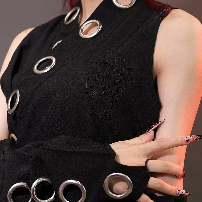 Garakuta Vest with Kimono Sleeves