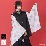 Garakute Sheer Shirt With Kimono Sleeves