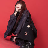 Garakute Sheer Shirt With Kimono Sleeves