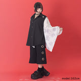 Garakute Sheer Shirt With Kimono Sleeves