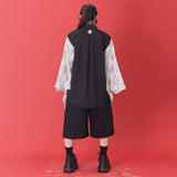 Garakute Sheer Shirt With Kimono Sleeves